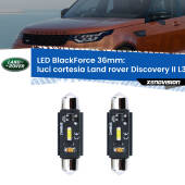0 Luci Cortesia LED per Land rover Discovery II L318 posteriori: C5W BlackForce 36mm (Coppia) C5W 36mm: LED Blackforce 6000k (Coppia)