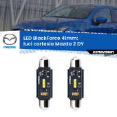 0 Luci Cortesia LED per Mazda 2 DY 2003 - 2007: C5W BlackForce 41mm (Coppia) C5W 41mm: LED Blackforce 6000k (Coppia)