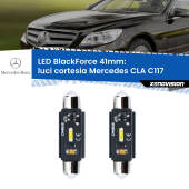 0 Luci Cortesia LED per Mercedes CLA C117 posteriori: C5W BlackForce 41mm (Coppia) C5W 41mm: LED Blackforce 6000k (Coppia)