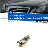 0 Luci Cortesia LED per Mercedes Classe-E W212 anteriori: Aura w5w W5W: lampadina LED Aura 6000k