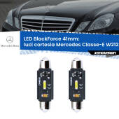 0 Luci Cortesia LED per Mercedes Classe-E W212 posteriori: C5W BlackForce 41mm (Coppia) C5W 41mm: LED Blackforce 6000k (Coppia)