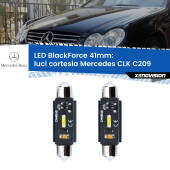 0 Luci Cortesia LED per Mercedes CLK C209 2002 - 2009: C5W BlackForce 41mm (Coppia) C5W 41mm: LED Blackforce 6000k (Coppia)