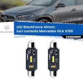0 Luci Cortesia LED per Mercedes GLA X156 posteriori: C5W BlackForce 41mm (Coppia) C5W 41mm: LED Blackforce 6000k (Coppia)