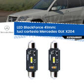 0 Luci Cortesia LED per Mercedes GLK X204 posteriori: C5W BlackForce 41mm (Coppia) C5W 41mm: LED Blackforce 6000k (Coppia)