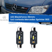 0 Luci Cortesia LED per Mercedes Sprinter 903 1995 - 2006: C5W BlackForce 36mm (Coppia) C5W 36mm: LED Blackforce 6000k (Coppia)
