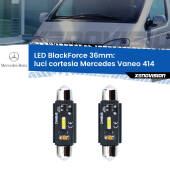 0 Luci Cortesia LED per Mercedes Vaneo 414 2002 - 2005: C5W BlackForce 36mm (Coppia) C5W 36mm: LED Blackforce 6000k (Coppia)