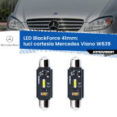 0 Luci Cortesia LED per Mercedes Viano W639 2003 - 2007: C5W BlackForce 41mm (Coppia) C5W 41mm: LED Blackforce 6000k (Coppia)