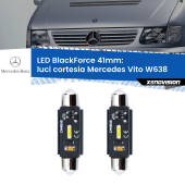 0 Luci Cortesia LED per Mercedes Vito W638 1996 - 2003: C5W BlackForce 41mm (Coppia) C5W 41mm: LED Blackforce 6000k (Coppia)