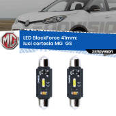 0 Luci Cortesia LED per MG  GS  posteriori: C5W BlackForce 41mm (Coppia) C5W 41mm: LED Blackforce 6000k (Coppia)