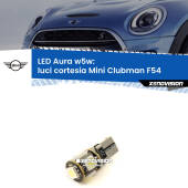 0 Luci Cortesia LED per Mini Clubman F54 2014 - 2019: Aura w5w W5W: lampadina LED Aura 6000k
