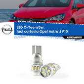 0 Luci Cortesia LED per Opel Astra J P10 2009 - 2015: W5W X-Tee W5W (T10) LED X-Tee (Coppia)