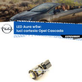 0 Luci Cortesia LED per Opel Cascada  2013 - 2019: Aura w5w W5W: lampadina LED Aura 6000k