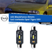 0 Luci Cortesia LED per Opel Tigra S93 1994 - 2000: C5W BlackForce 41mm (Coppia) C5W 41mm: LED Blackforce 6000k (Coppia)