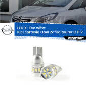 0 Luci Cortesia LED per Opel Zafira C Tourer  anteriori: W5W X-Tee W5W (T10) LED X-Tee (Coppia)