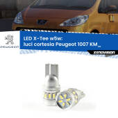 0 Luci Cortesia LED per Peugeot 1007 KM_ 2005 - 2009: W5W X-Tee W5W (T10) LED X-Tee (Coppia)