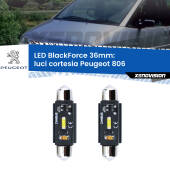 0 Luci Cortesia LED per Peugeot 806 posteriori: C5W BlackForce 36mm (Coppia) C5W 36mm: LED Blackforce 6000k (Coppia)