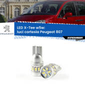 0 Luci Cortesia LED per Peugeot 807 2002 - 2010: W5W X-Tee W5W (T10) LED X-Tee (Coppia)