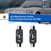 0 Luci Cortesia LED per Porsche 911 996 1997 - 2005: C5W BlackForce 41mm (Coppia) C5W 41mm: LED Blackforce 6000k (Coppia)
