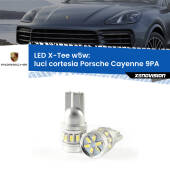 0 Luci Cortesia LED per Porsche Cayenne 9PA 2002 - 2010: W5W X-Tee W5W (T10) LED X-Tee (Coppia)