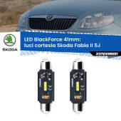 0 Luci Cortesia LED per Skoda Fabia II 5J 2006 - 2014: C5W BlackForce 41mm (Coppia) C5W 41mm: LED Blackforce 6000k (Coppia)