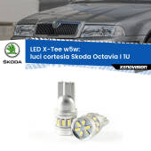 0 Luci Cortesia LED per Skoda Octavia I 1U posteriori: W5W X-Tee W5W (T10) LED X-Tee (Coppia)