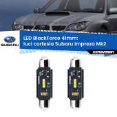 0 Luci Cortesia LED per Subaru Impreza Mk2 2000 - 2006: C5W BlackForce 41mm (Coppia) C5W 41mm: LED Blackforce 6000k (Coppia)