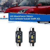 0 Luci Cortesia LED per Suzuki Swift A2L 2017 in poi: C5W BlackForce 31mm (Coppia) C5W 31mm: LED Blackforce 6000k (Coppia)