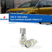 0 Luci Cortesia LED per Suzuki Vitara LY anteriori: W5W X-Tee W5W (T10) LED X-Tee (Coppia)