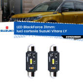 0 Luci Cortesia LED per Suzuki Vitara LY posteriori: C5W BlackForce 31mm (Coppia) C5W 31mm: LED Blackforce 6000k (Coppia)