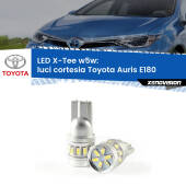 0 Luci Cortesia LED per Toyota Auris E180 anteriori: W5W X-Tee W5W (T10) LED X-Tee (Coppia)