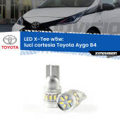 0 Luci Cortesia LED per Toyota Aygo B4 2014 in poi: W5W X-Tee W5W (T10) LED X-Tee (Coppia)