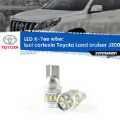 0 Luci Cortesia LED per Toyota Land cruiser J200 2007 in poi: W5W X-Tee W5W (T10) LED X-Tee (Coppia)