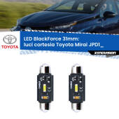 0 Luci Cortesia LED per Toyota Mirai JPD1_ posteriori: C5W BlackForce 31mm (Coppia) C5W 31mm: LED Blackforce 6000k (Coppia)