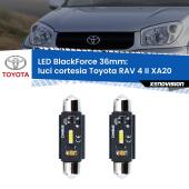0 Luci Cortesia LED per Toyota RAV 4 II XA20 2000 - 2005: C5W BlackForce 36mm (Coppia) C5W 36mm: LED Blackforce 6000k (Coppia)