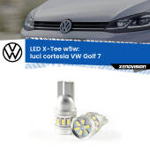 0 Luci Cortesia LED per VW Golf 7 2012 - 2019: W5W X-Tee W5W (T10) LED X-Tee (Coppia)