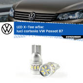 0 Luci Cortesia LED per VW Passat B7 2010 - 2014: W5W X-Tee W5W (T10) LED X-Tee (Coppia)
