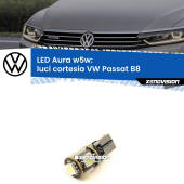 0 Luci Cortesia LED per VW Passat B8 2014 - 2017: Aura w5w W5W: lampadina LED Aura 6000k