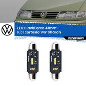 0 Luci Cortesia LED per VW Sharan  anteriori: C5W BlackForce 41mm (Coppia) C5W 41mm: LED Blackforce 6000k (Coppia)