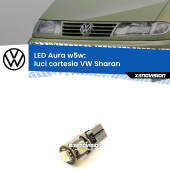 0 Luci Cortesia LED per VW Sharan  posteriori: Aura w5w W5W: lampadina LED Aura 6000k