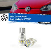 0 Luci Cortesia LED per VW UP  col tettuccio: W5W X-Tee W5W (T10) LED X-Tee (Coppia)