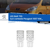 0 Luci Cortesia LED Peugeot 1007 KM_ 2005 - 2009: T10 Bolt T10: LED Bolt 6000k (Coppia)