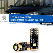 0 Luci Cortesia LED Peugeot 106 Mk1 1991 - 1996: T10 GoldStar T10 (W5W) Goldstar Coppia LED Canbus Next Gen