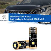 0 Luci Cortesia LED Peugeot 3008 Mk2 posteriori: T10 GoldStar T10 (W5W) Goldstar Coppia LED Canbus Next Gen