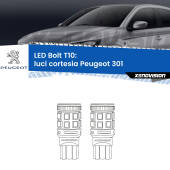 0 Luci Cortesia LED Peugeot 301 2012 - 2017: T10 Bolt T10: LED Bolt 6000k (Coppia)