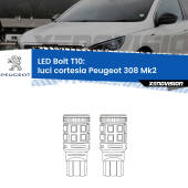 0 Luci Cortesia LED Peugeot 308 Mk2 2013 - 2019: T10 Bolt T10: LED Bolt 6000k (Coppia)