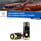 0 Luci Cortesia LED Peugeot Traveller 2016 in poi: T10 GoldStar T10 (W5W) Goldstar Coppia LED Canbus Next Gen