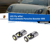 0 Luci Cortesia LED Porsche Boxster 986 1996 - 2004: W5W Fly W5W: Lampadine LED Fly 6000k (Coppia)