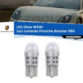 0 Luci Cortesia LED Porsche Boxster 986 1996 - 2004: W5W Glow a Luce Calda W5W: LED Glow Bianco Caldo (Coppia)