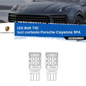 0 Luci Cortesia LED Porsche Cayenne 9PA 2002 - 2010: T10 Bolt T10: LED Bolt 6000k (Coppia)