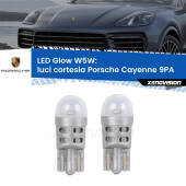 0 Luci Cortesia LED Porsche Cayenne 9PA 2002 - 2010: W5W Glow a Luce Calda W5W: LED Glow Bianco Caldo (Coppia)
